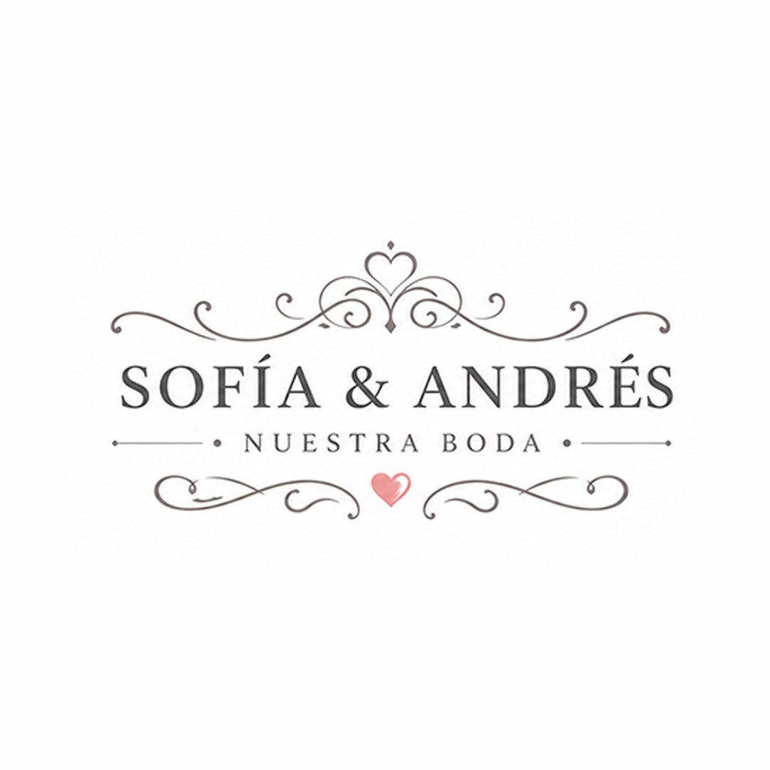 Logo diseñado a medida para un casamiento
